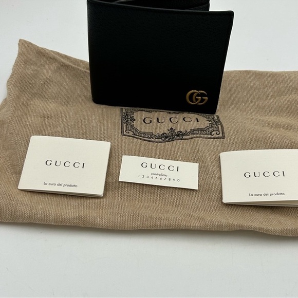 Men’s Gucci, Marmont bifold leather wallet made in Italy - Picture 3 of 8